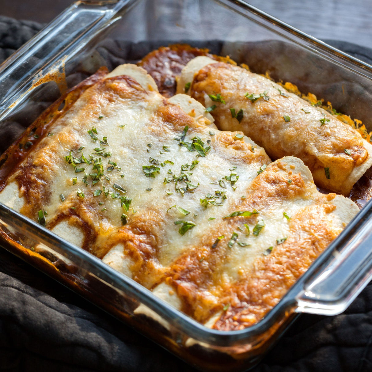 Tex-Mex Beef Enchiladas