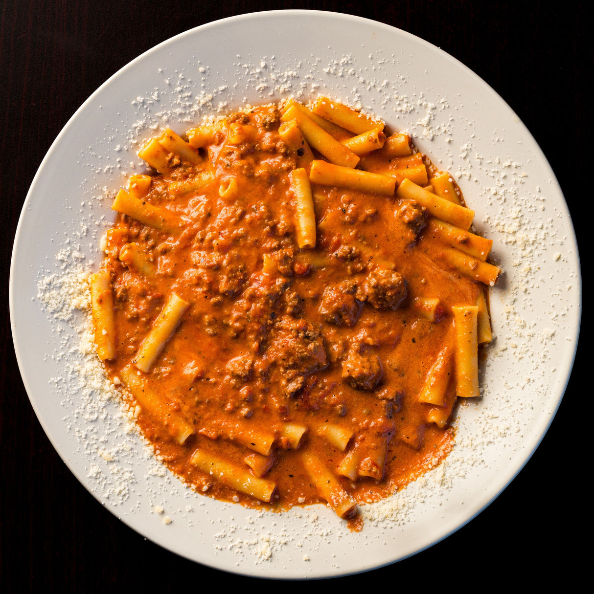 Rose Sauce Pasta with Italian Sausage